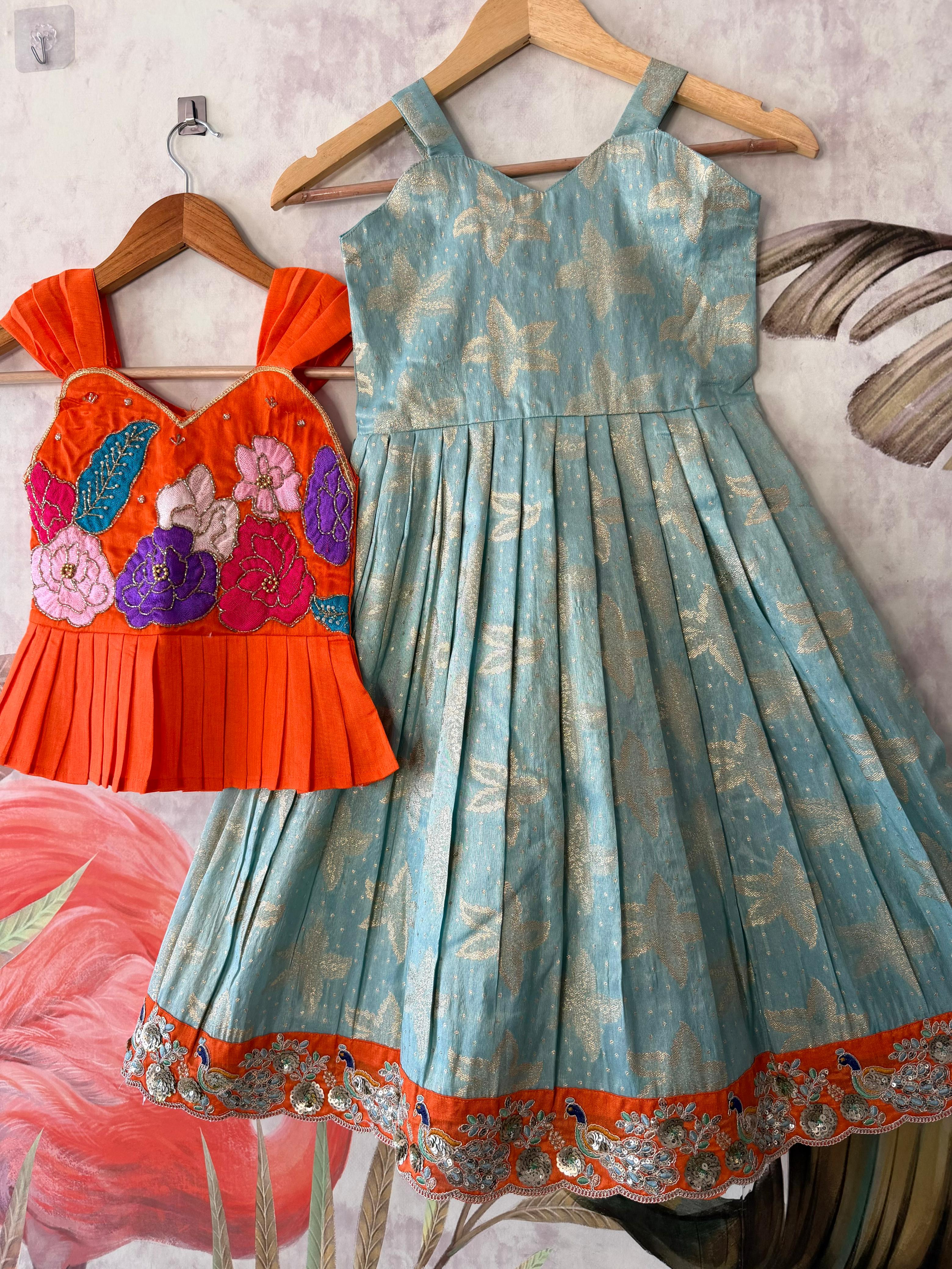 Diya : 2 In One kids Frock 💕
