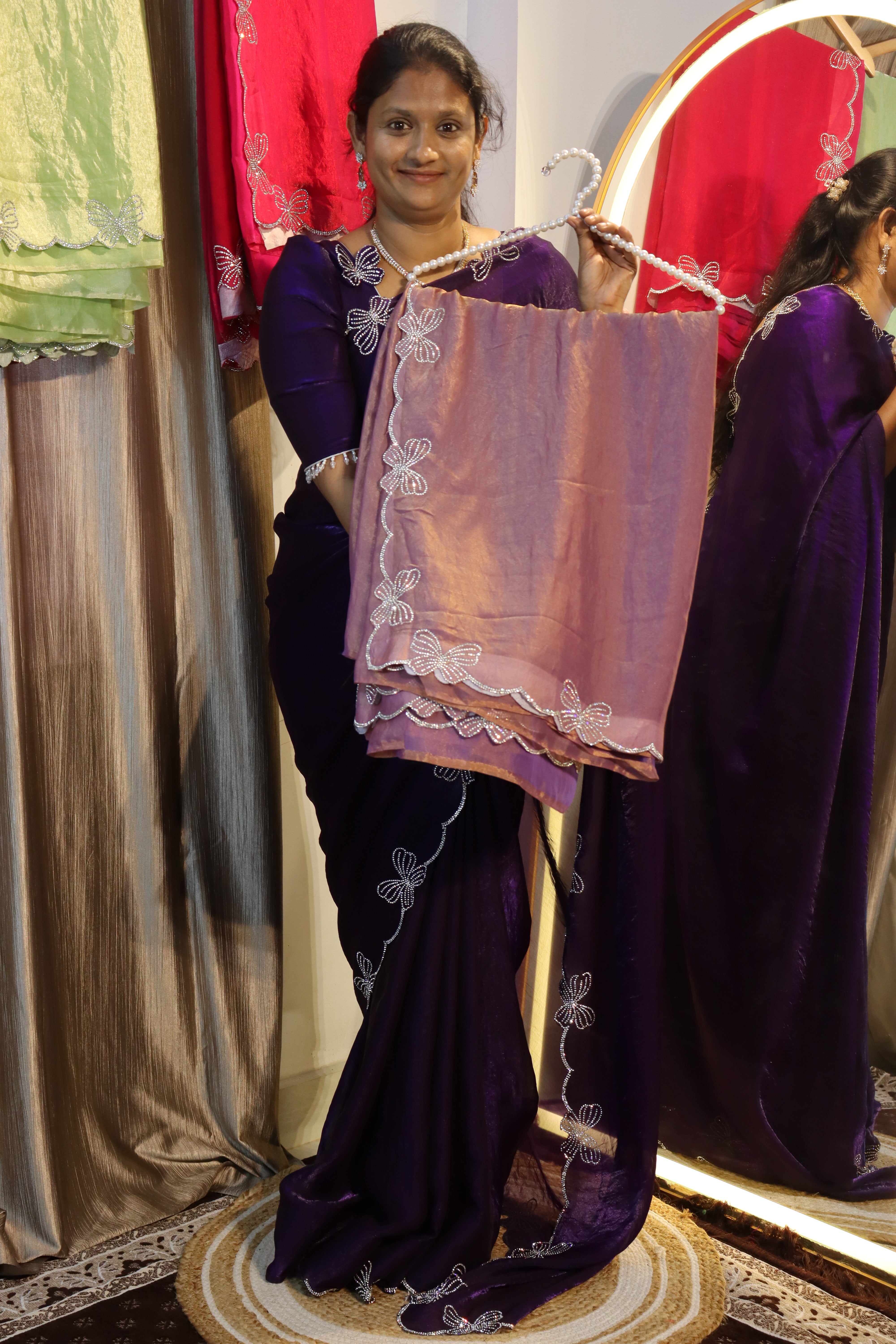 Butterfly Space Silk sarees