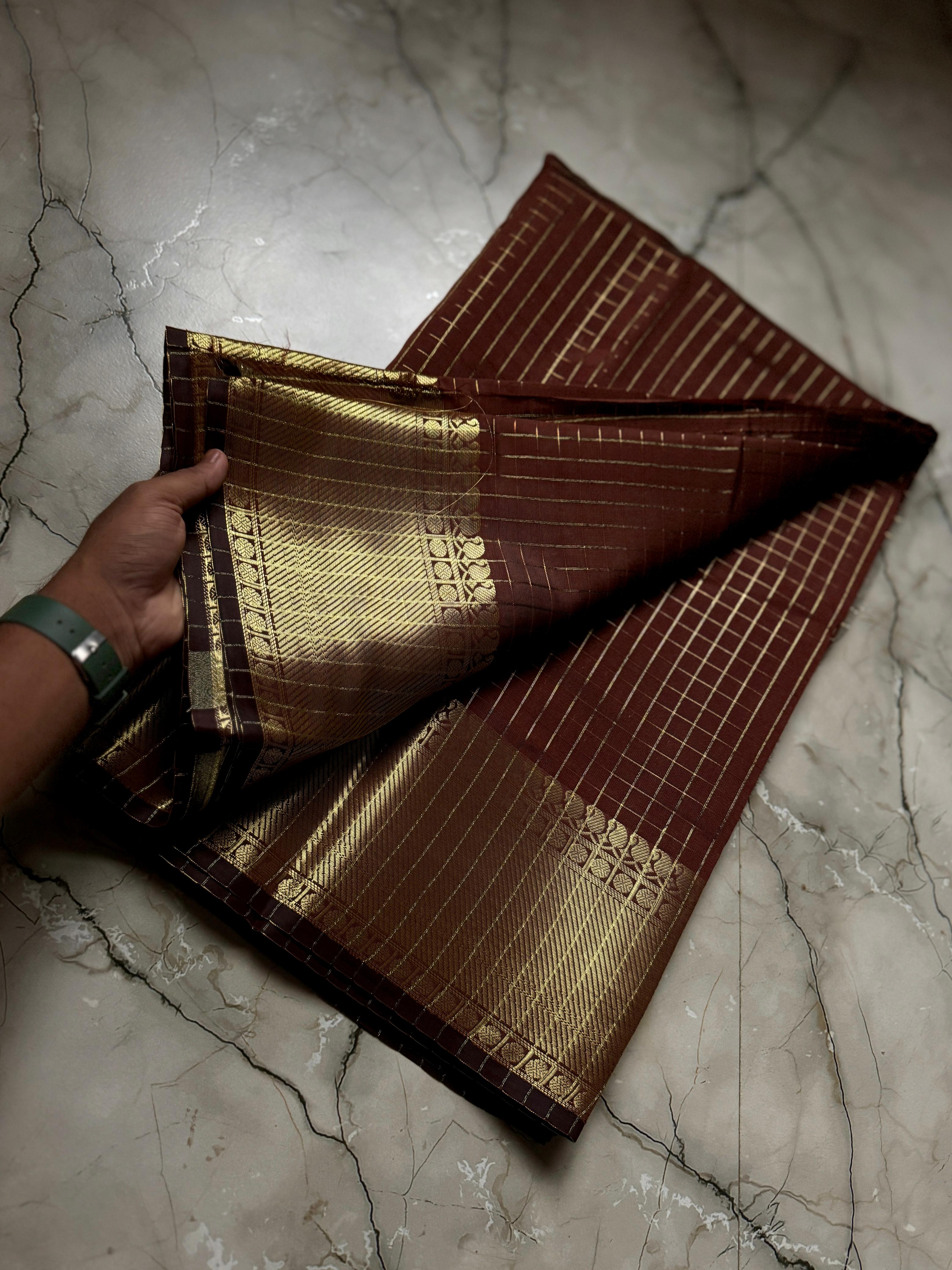 Celebrity Banarasi Semi silk saree