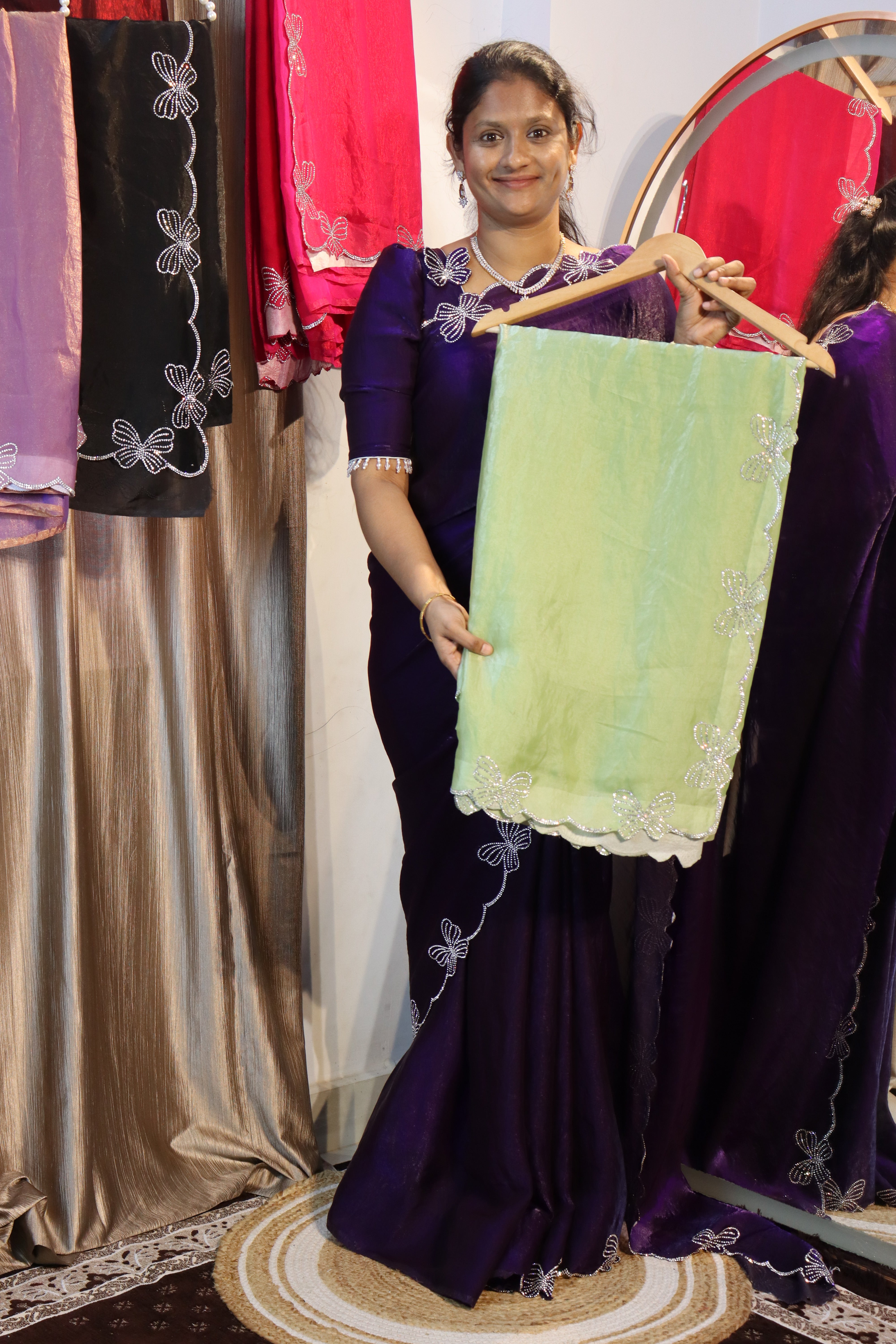 Butterfly Space Silk sarees