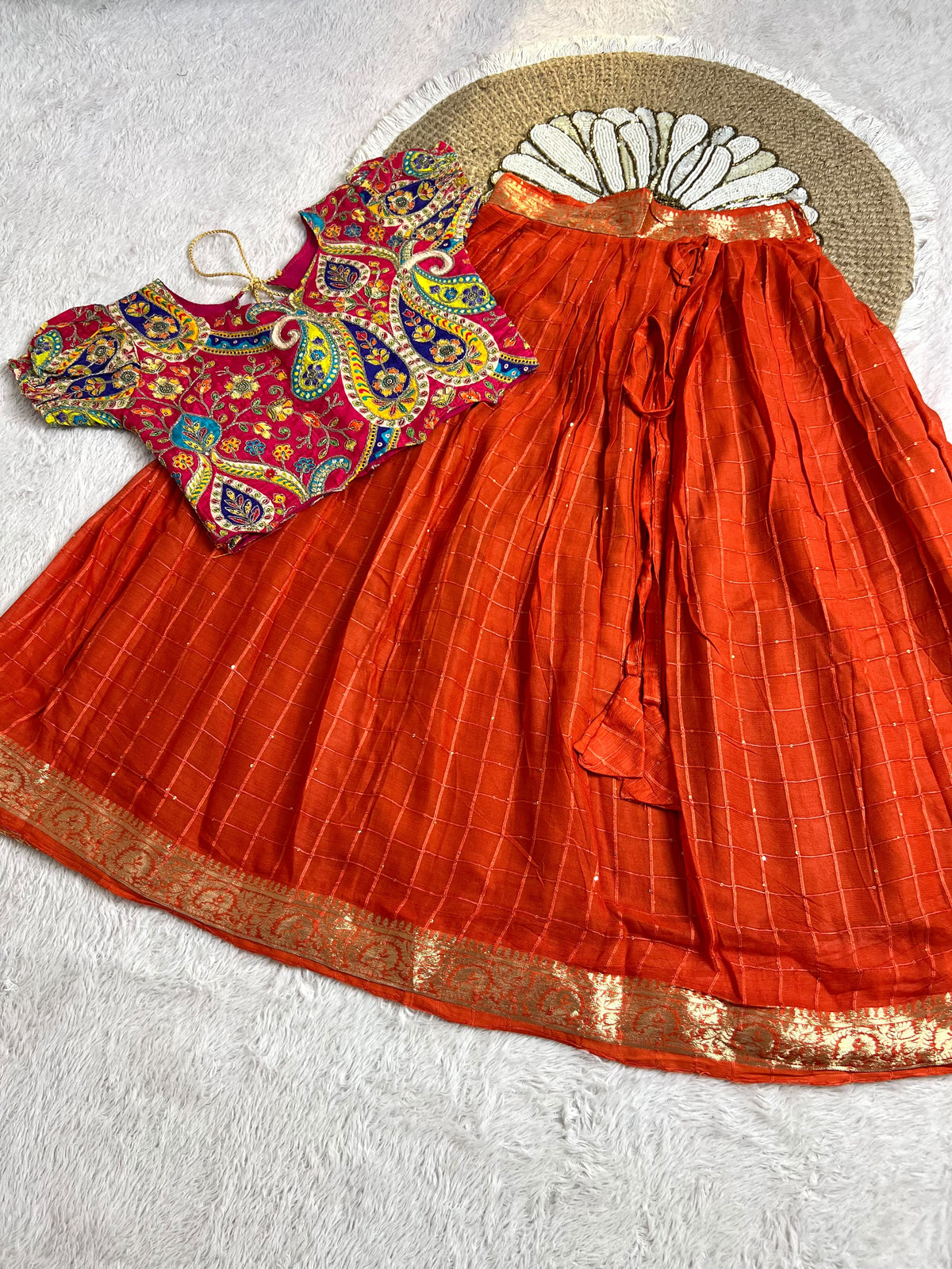 Sarani : Vintage kids Lehengas