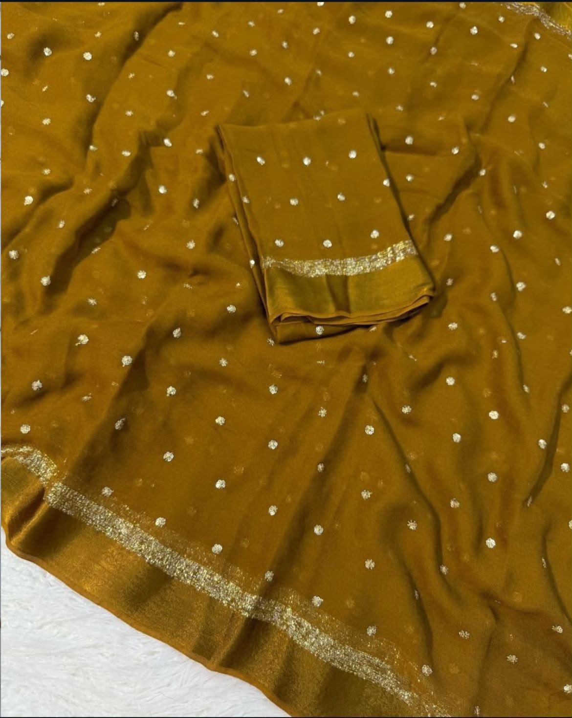 Brown : Pure Viscose Georgettes 💕