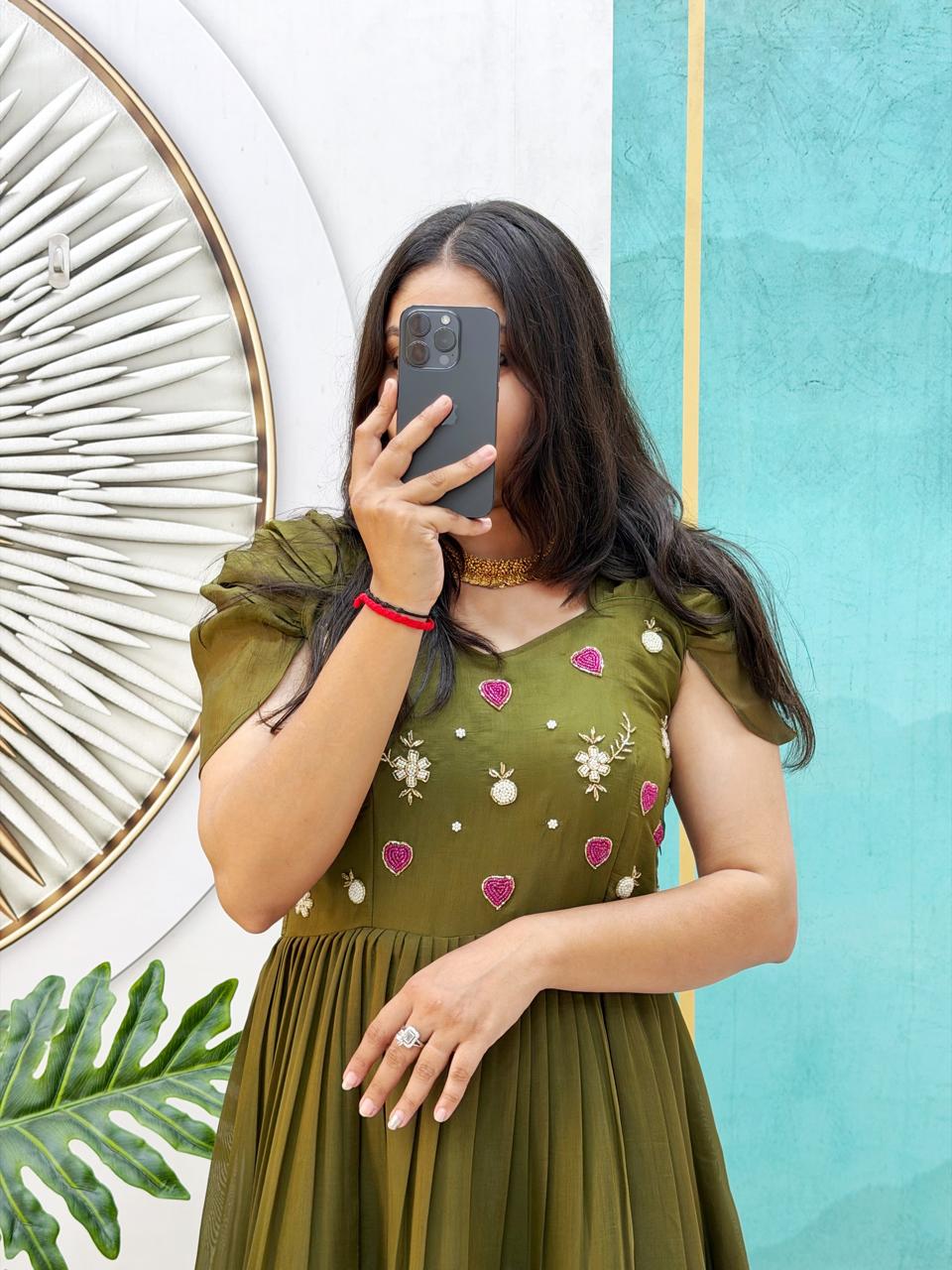 Leena : Mul Mul Cotton Frocks 💕