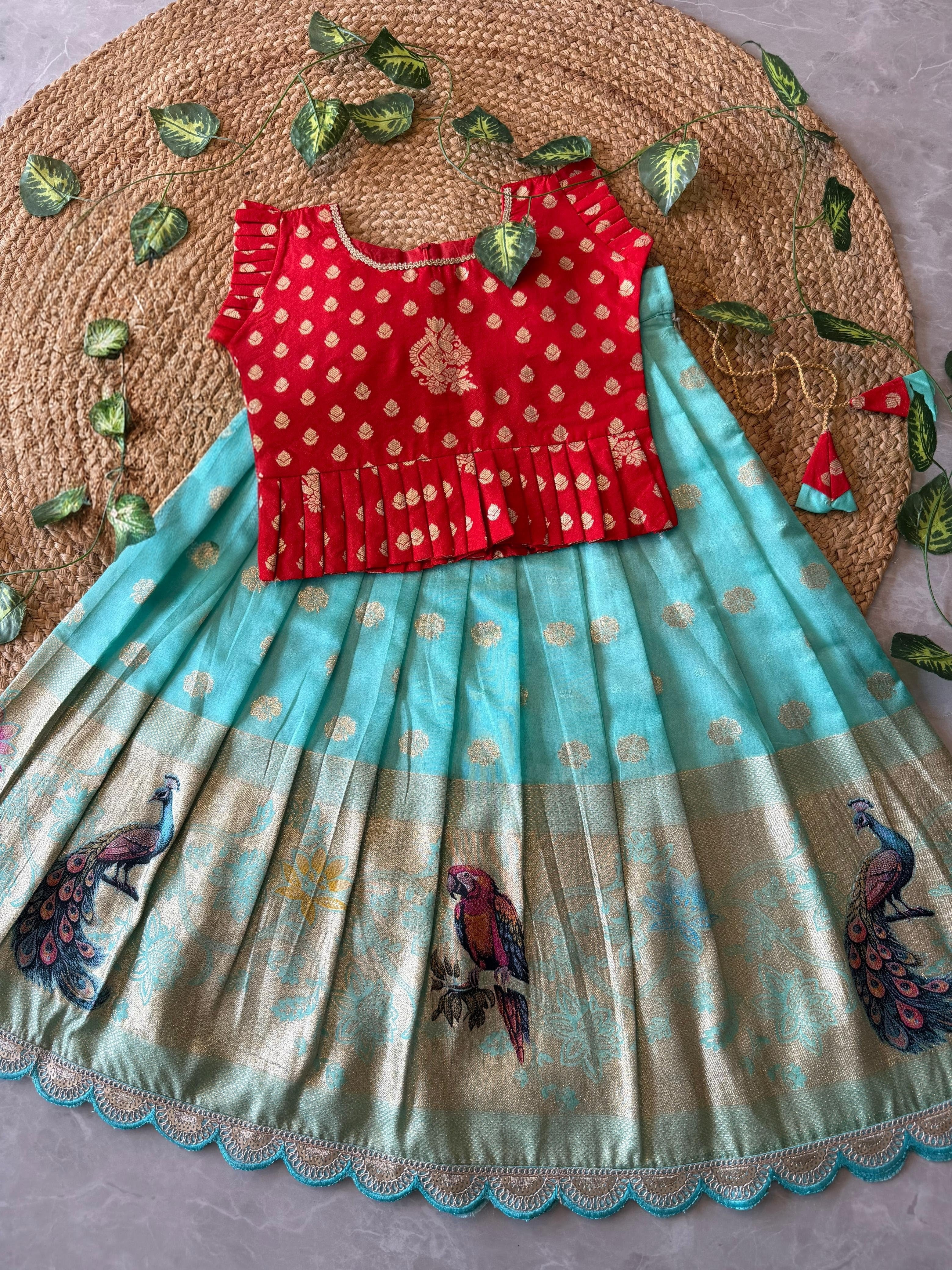 Ethnic kids lehengas