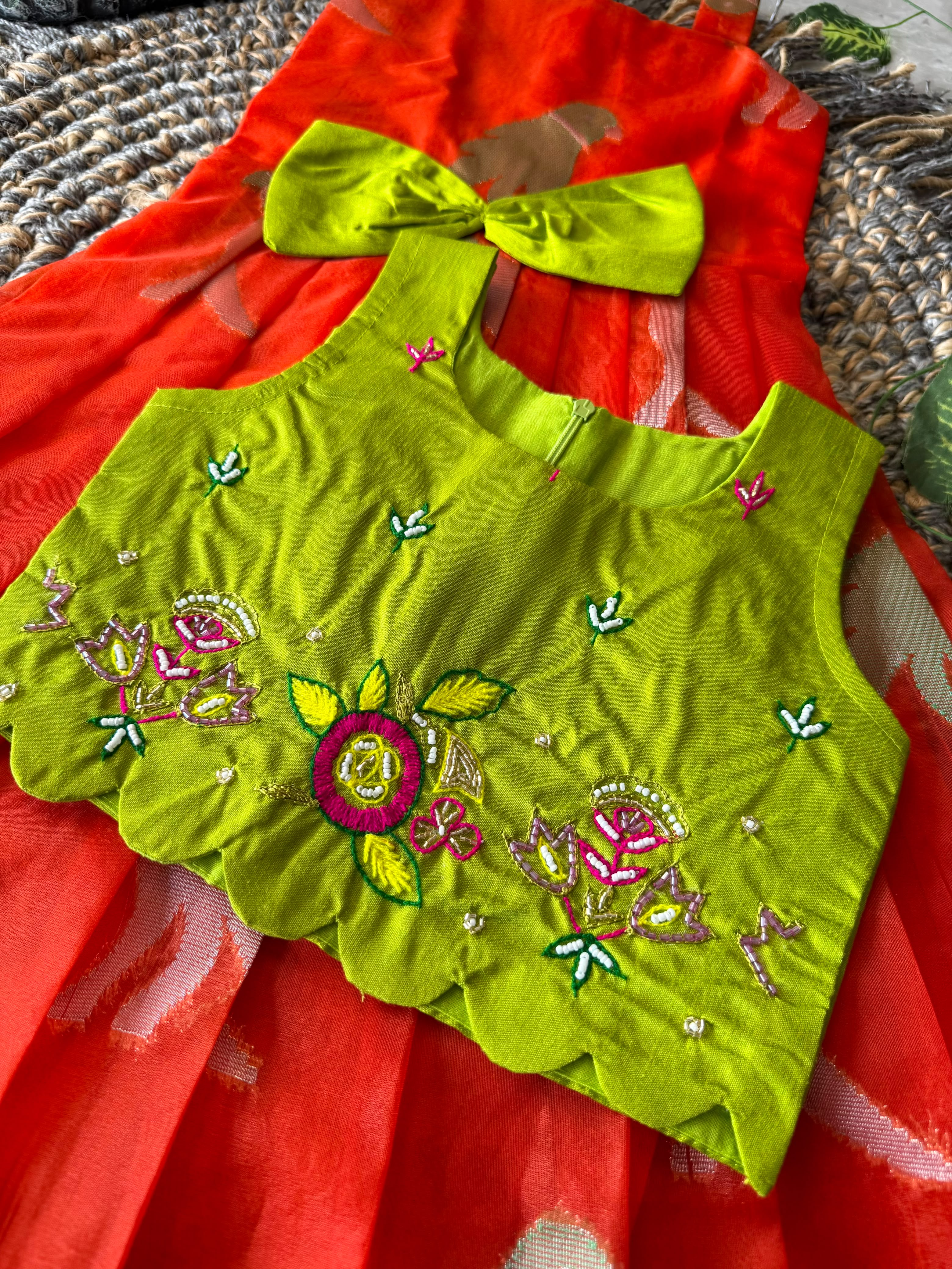 Sonam : 2 in one kids frock
