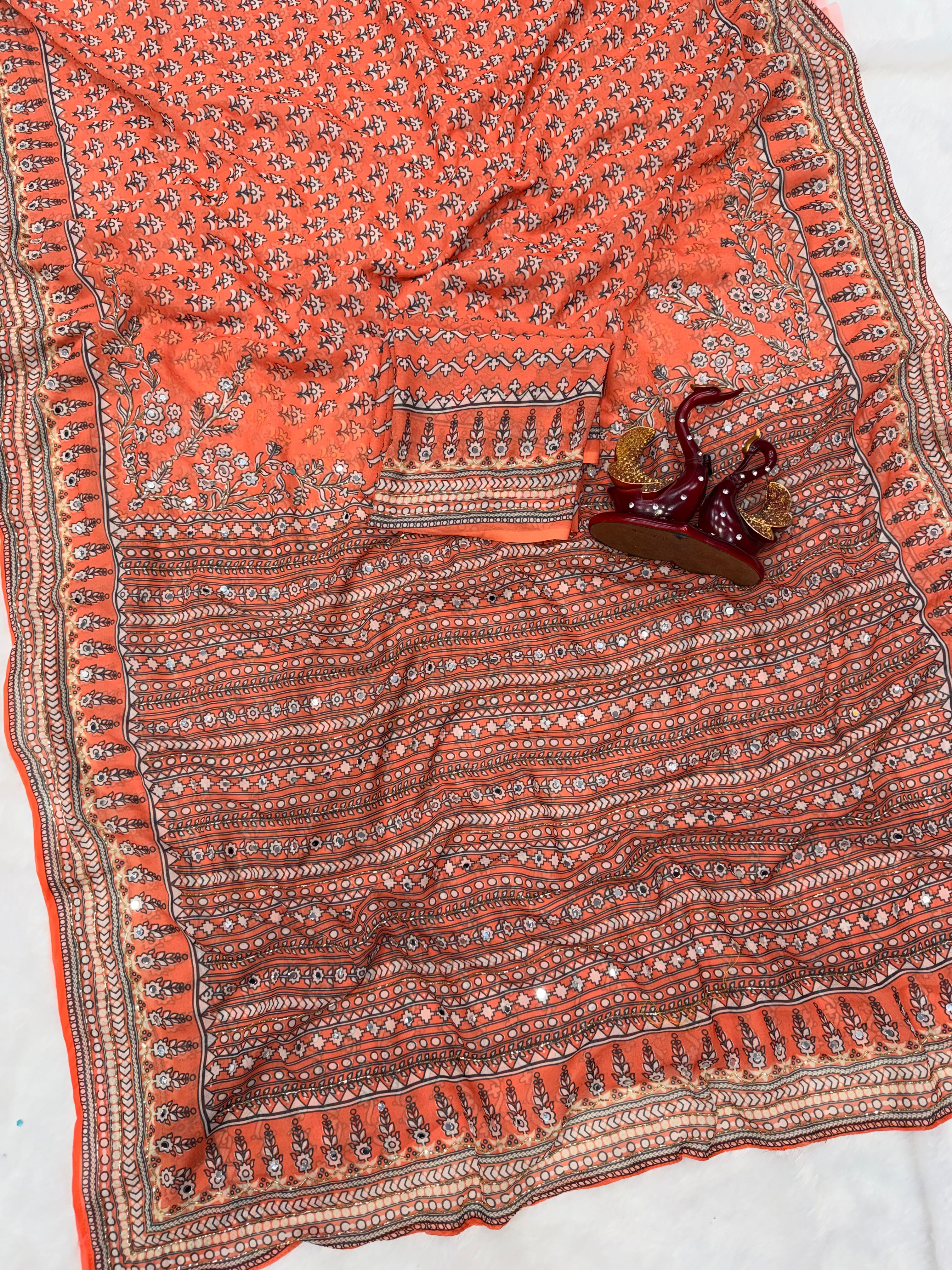 Kareena Katrina  : Inspired Designer Saree