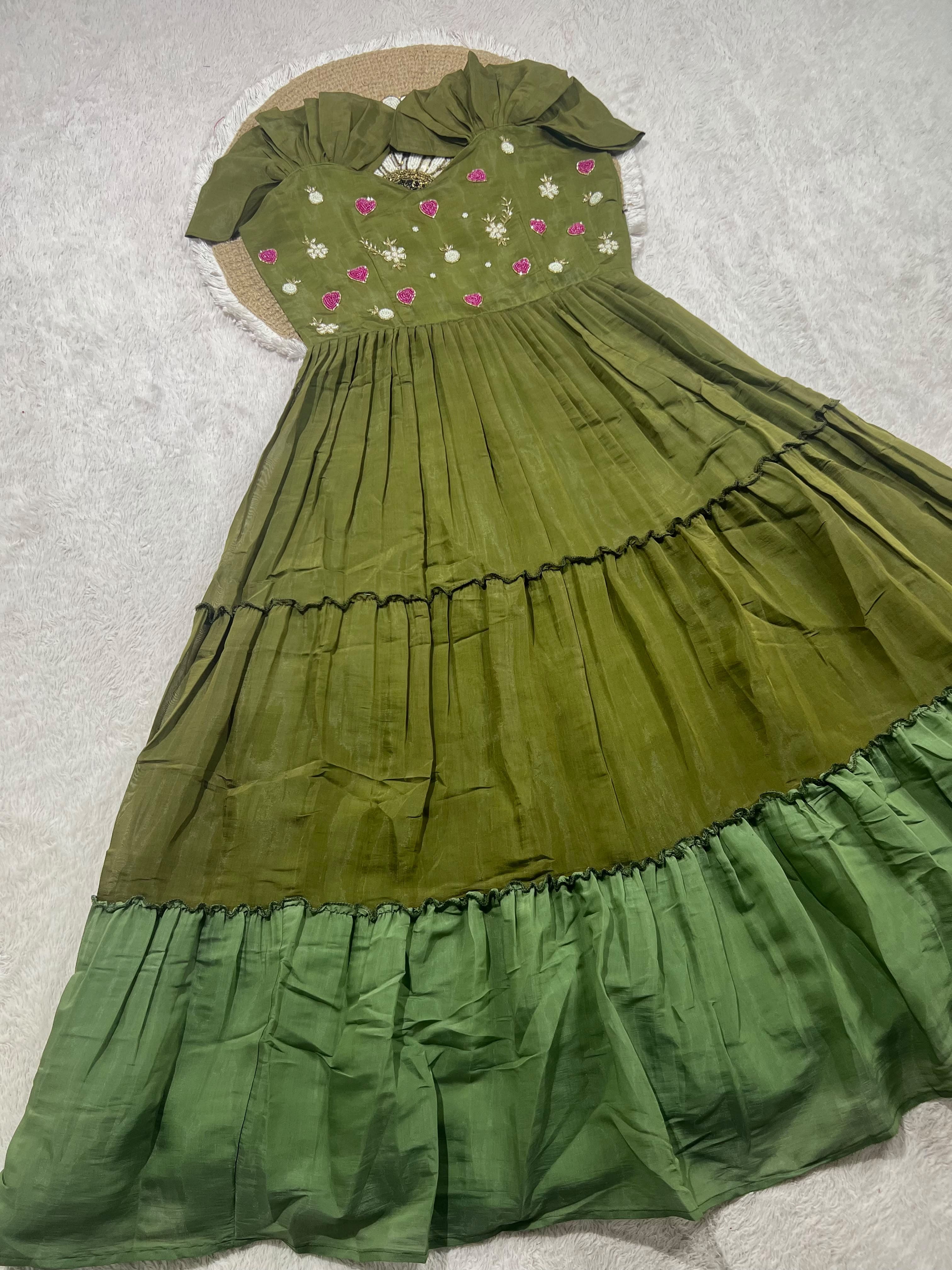 Leena : Mul Mul Cotton Frocks 💕