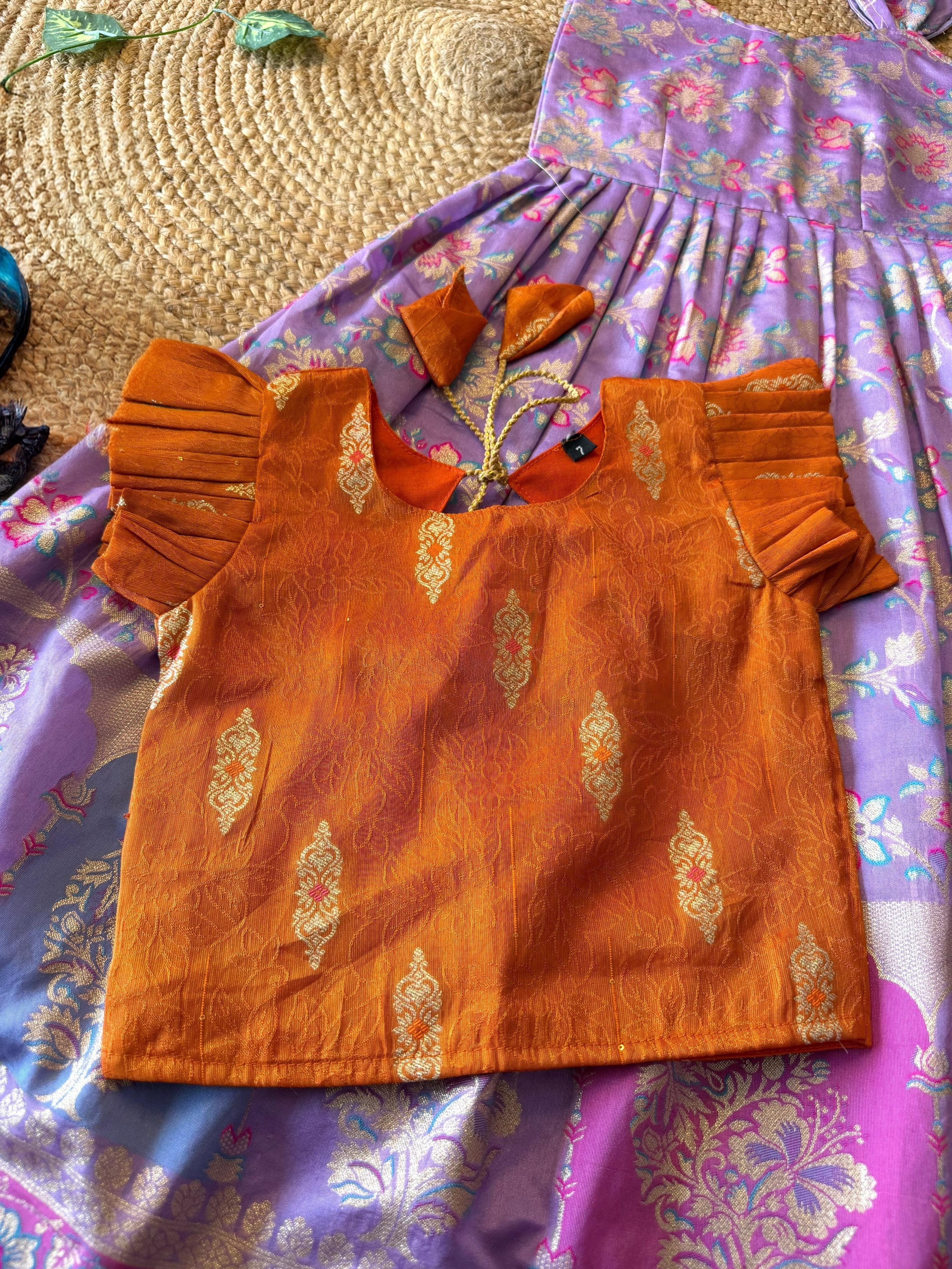 Samya : Kids 2 in one frock
