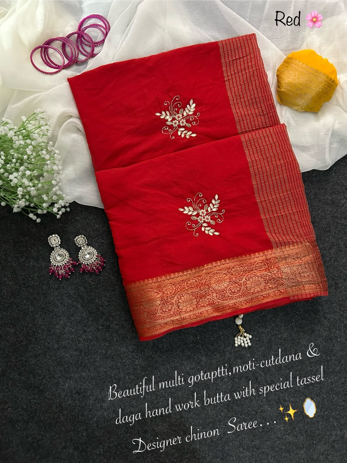 Anika : chinnon saree