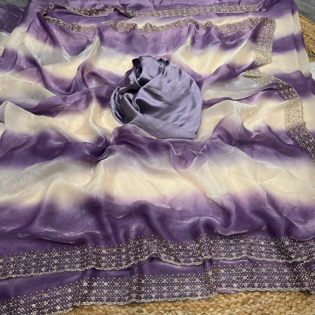 Rose Milk Sarees 💕