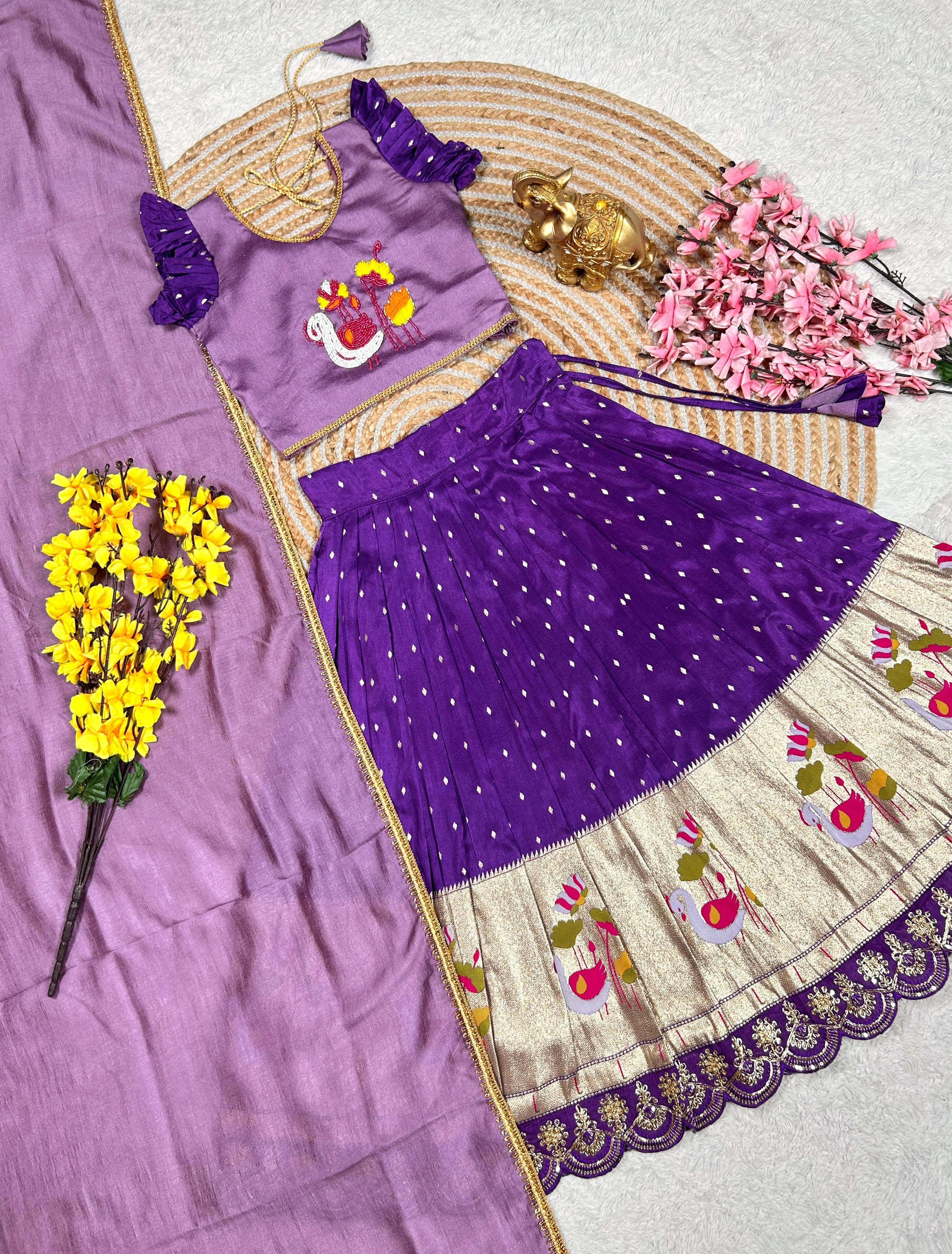 Kid half sarees
