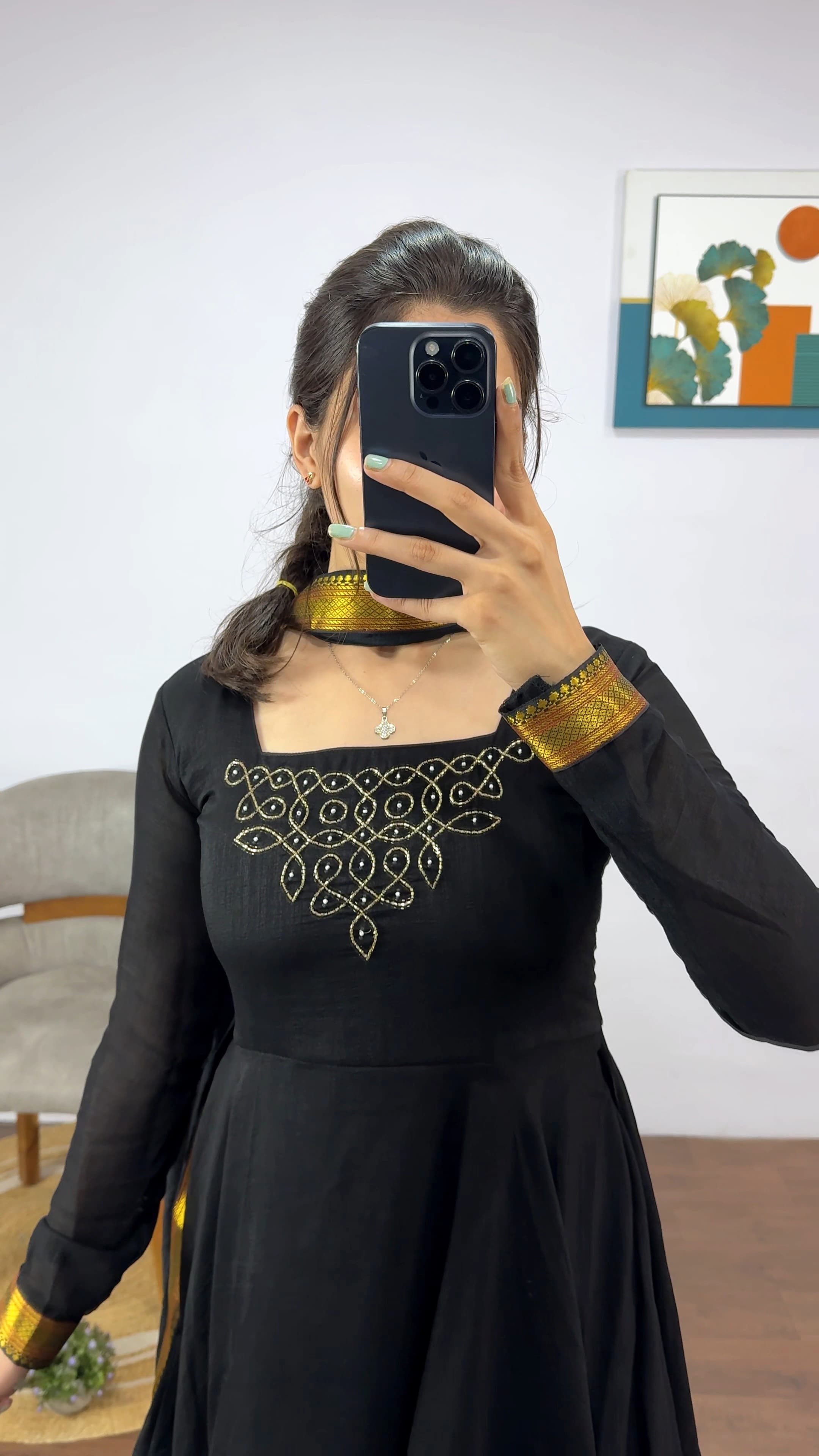 Viya : Traditional frock With dupatta
