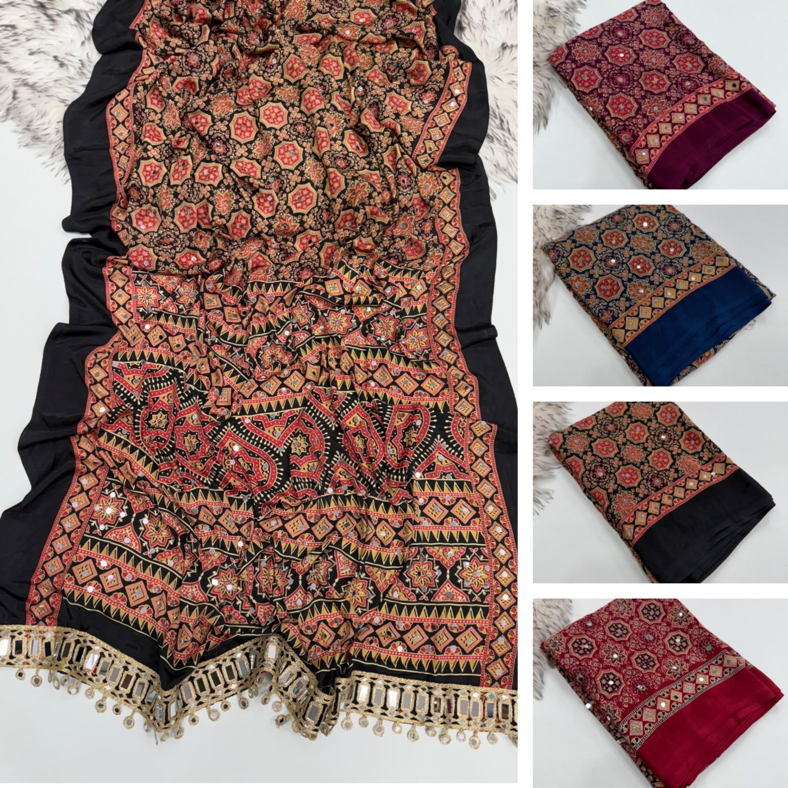 Anshu 5 ❤️ Ajrak Sarees