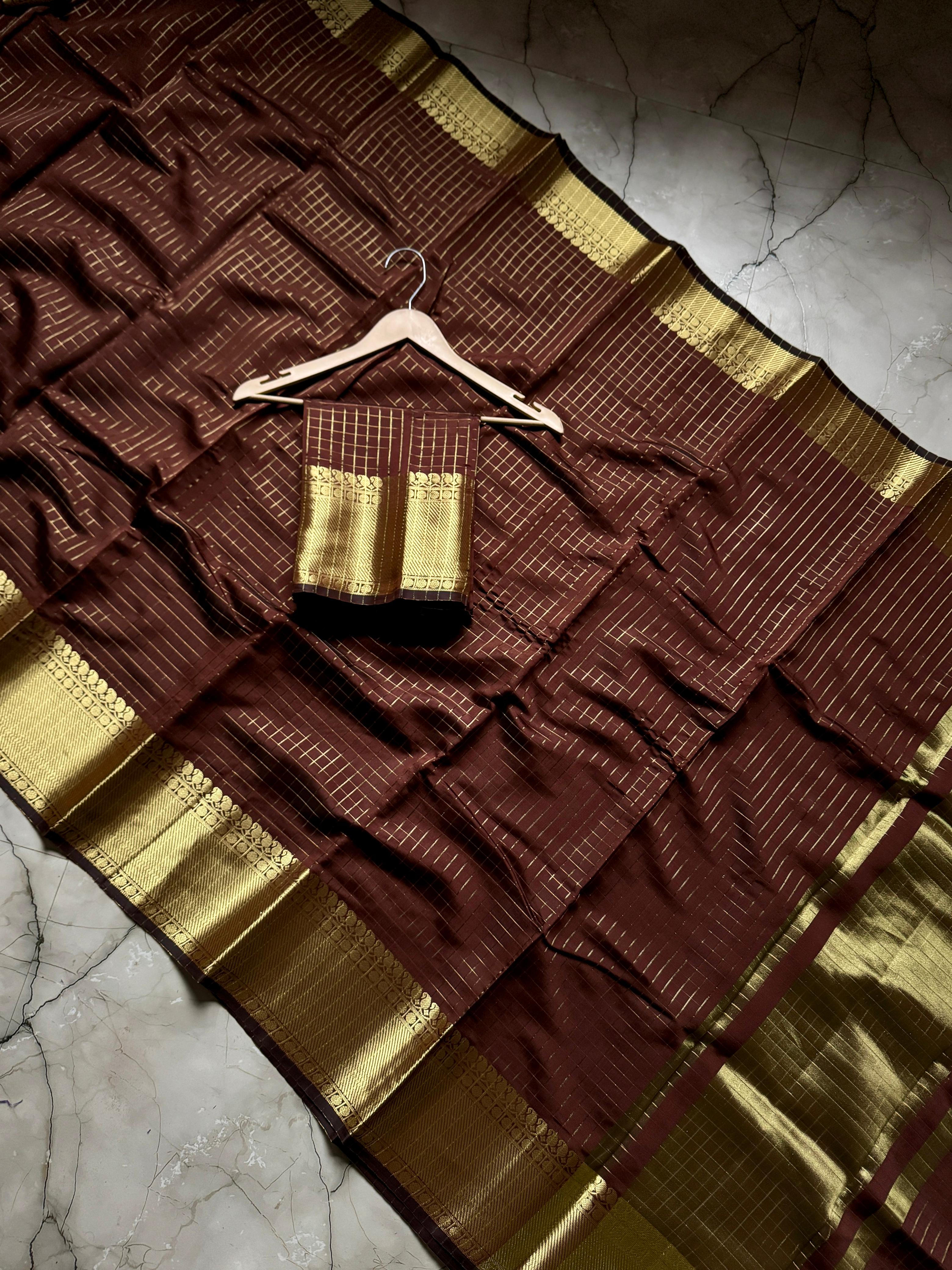 Celebrity Banarasi Semi silk saree