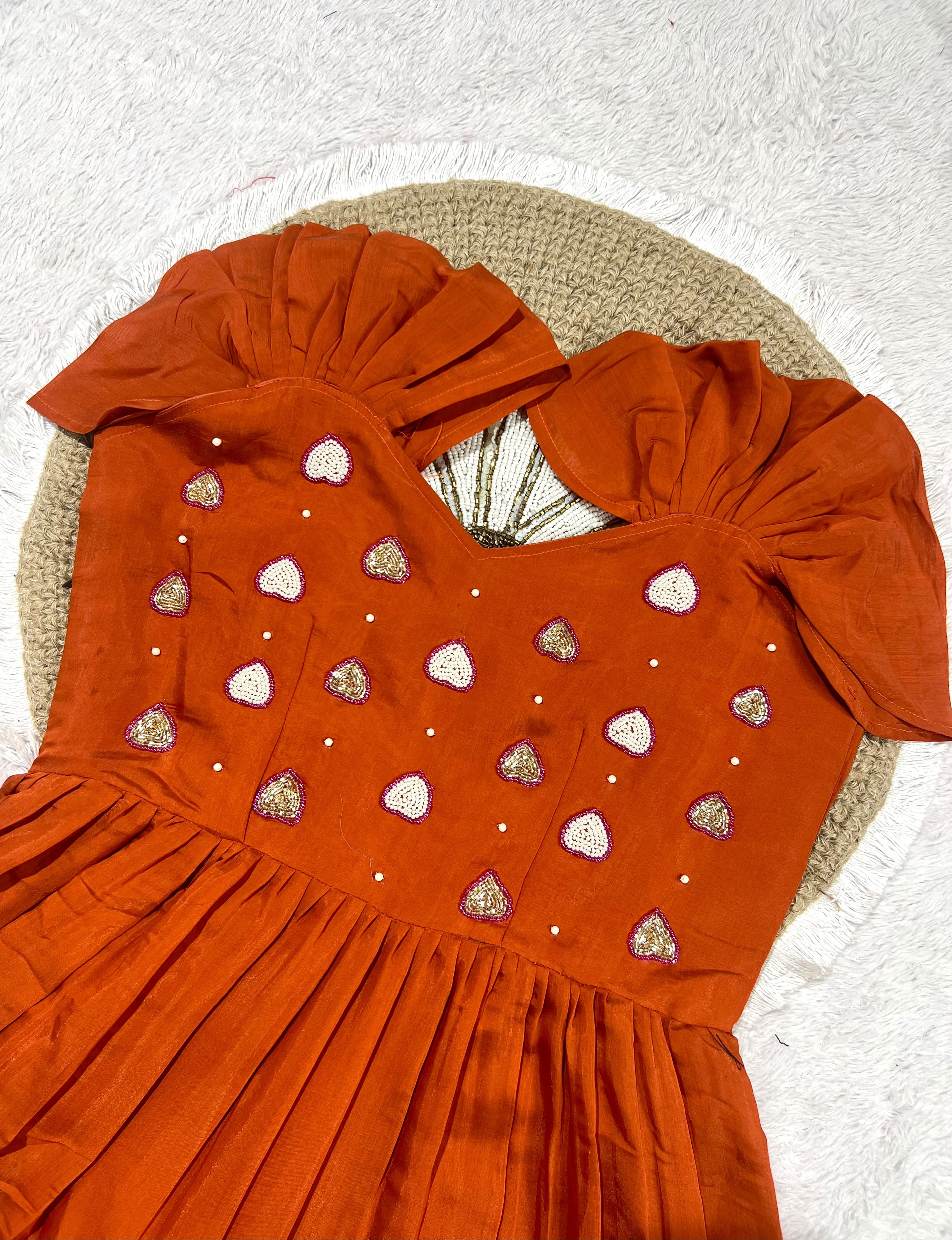 Leena : Mul Mul Cotton Frocks 💕