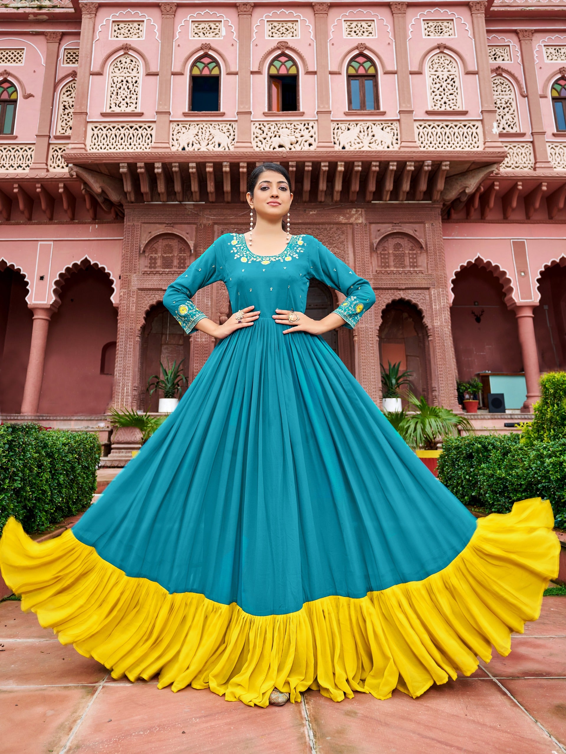 Salsa : Designer Long  Frocks 💕
