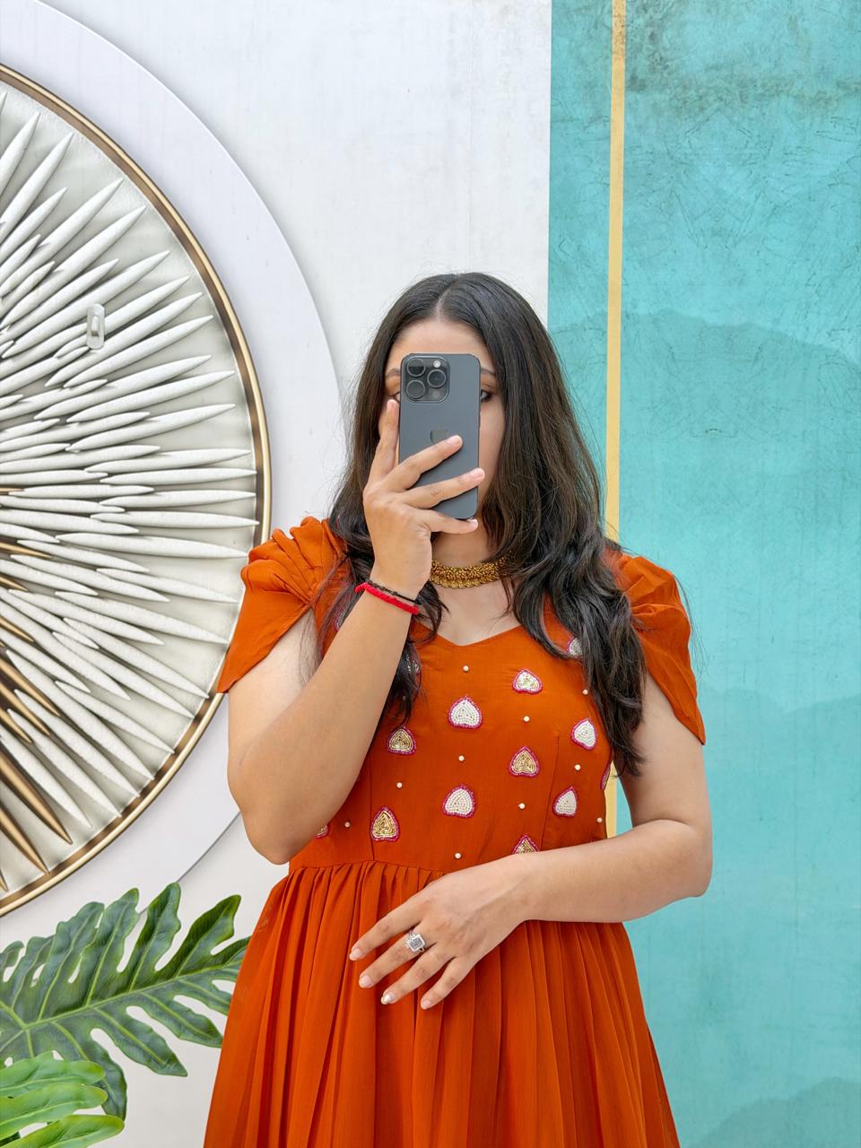 Leena : Mul Mul Cotton Frocks 💕