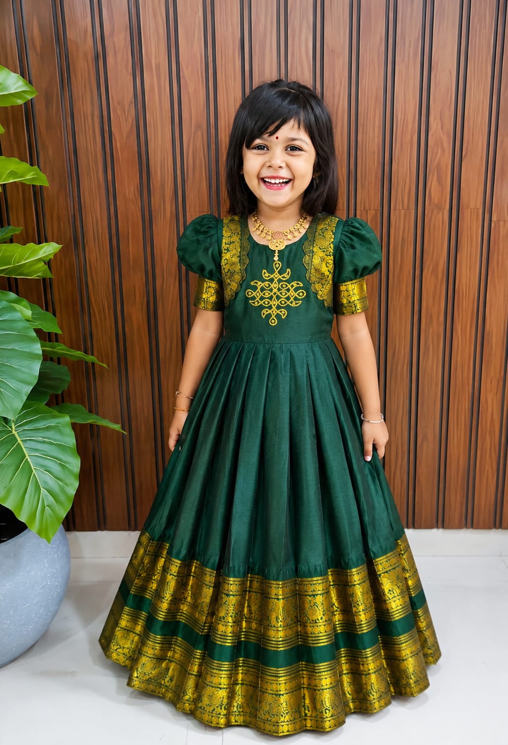Komali: Kolam Design frocks