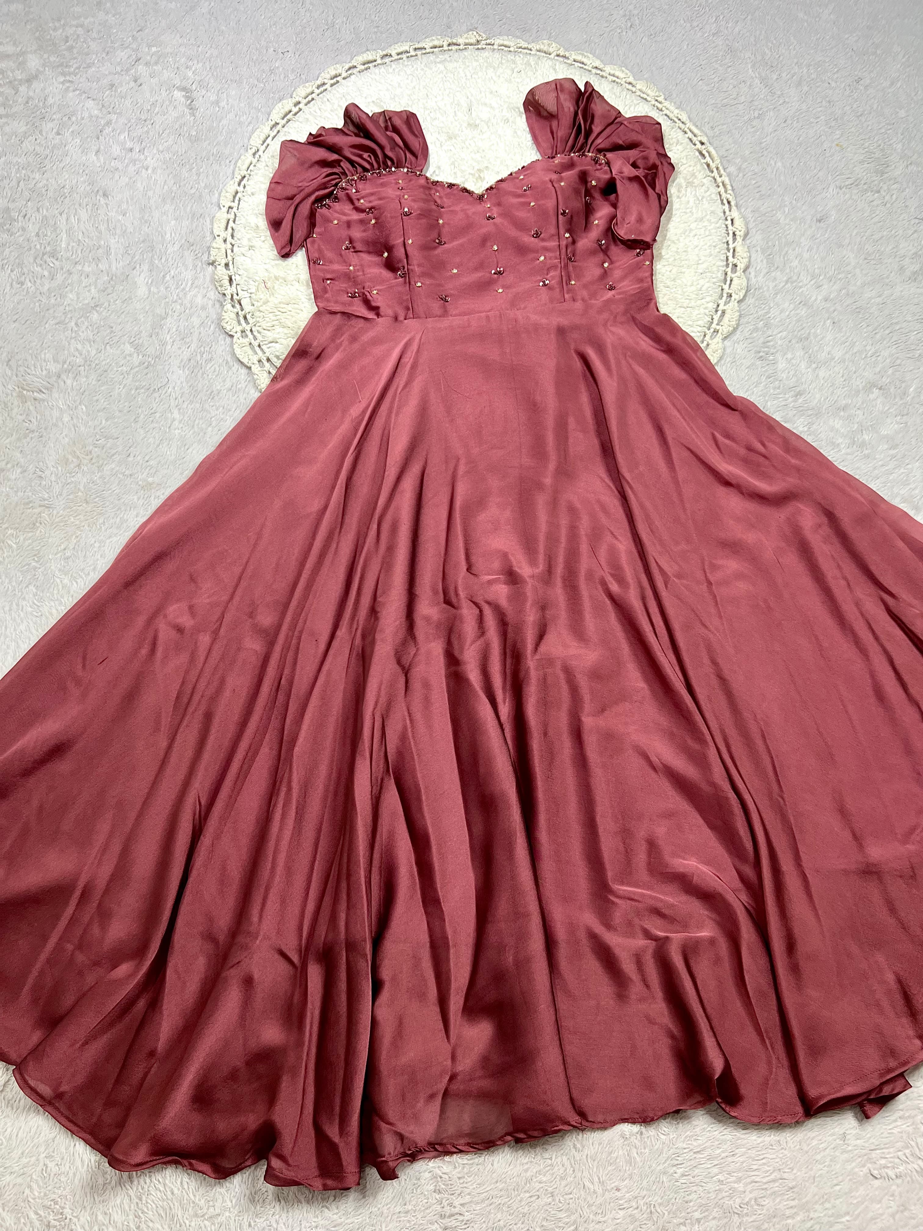 Lianna : Designer Rangoli frocks