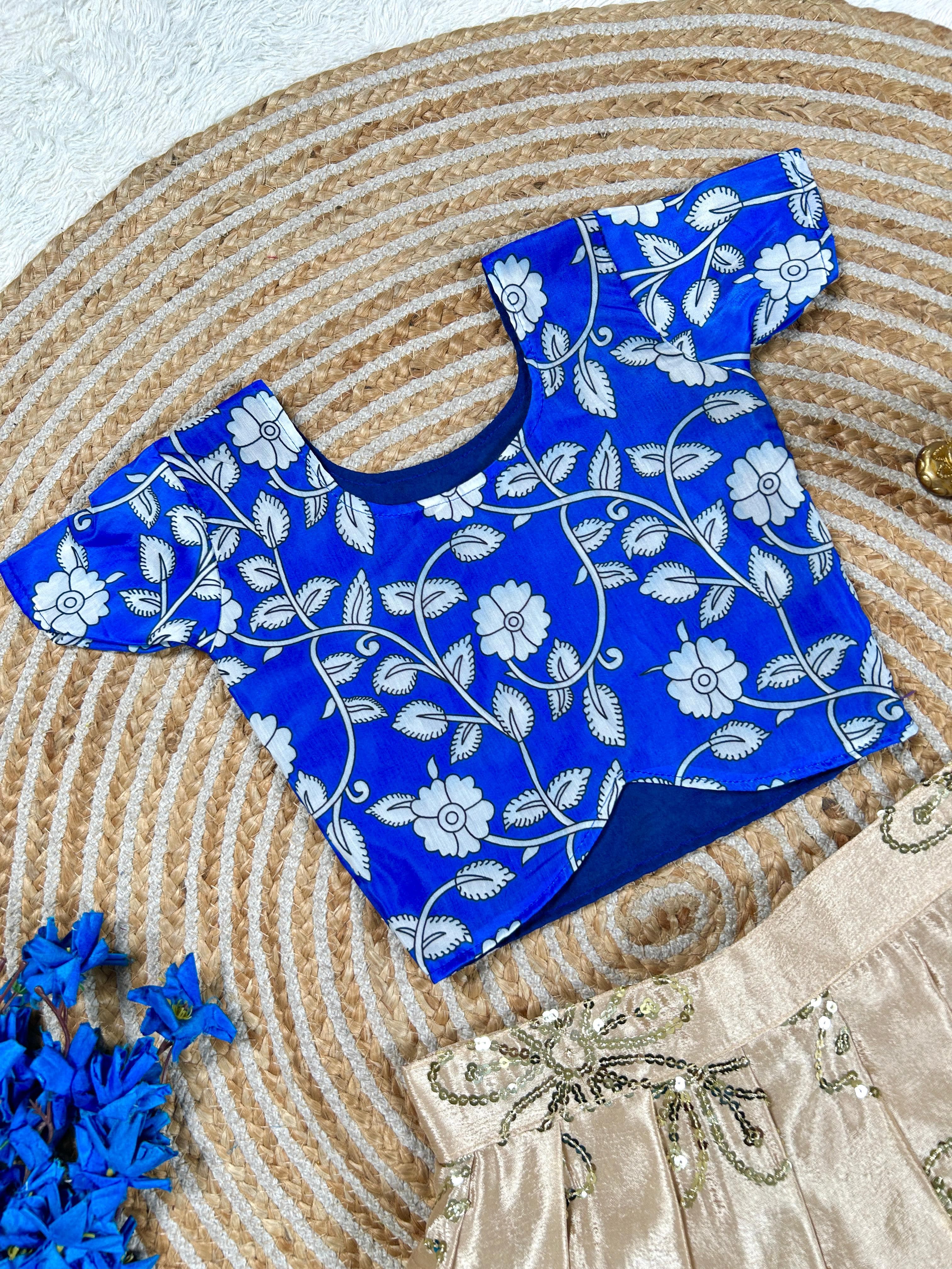 Jahna : Kalamkari Kids lehenga