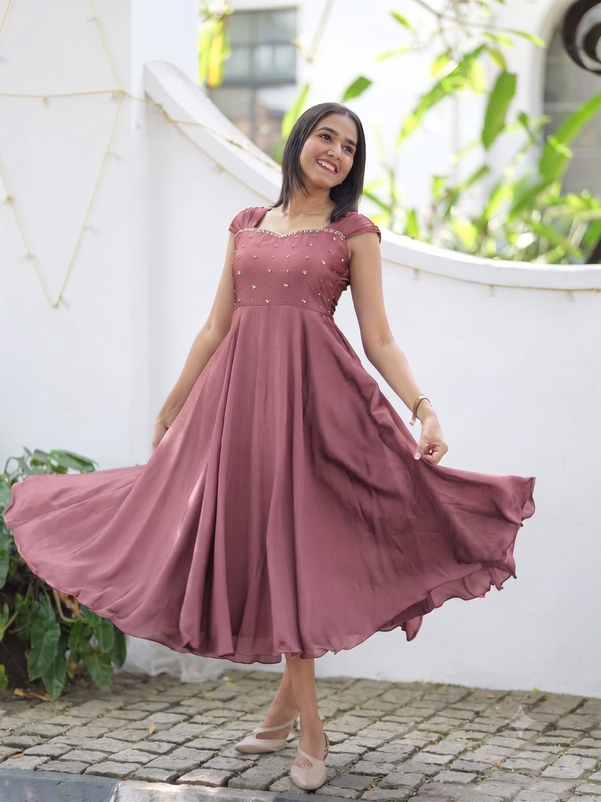 Lianna : Designer Rangoli frocks