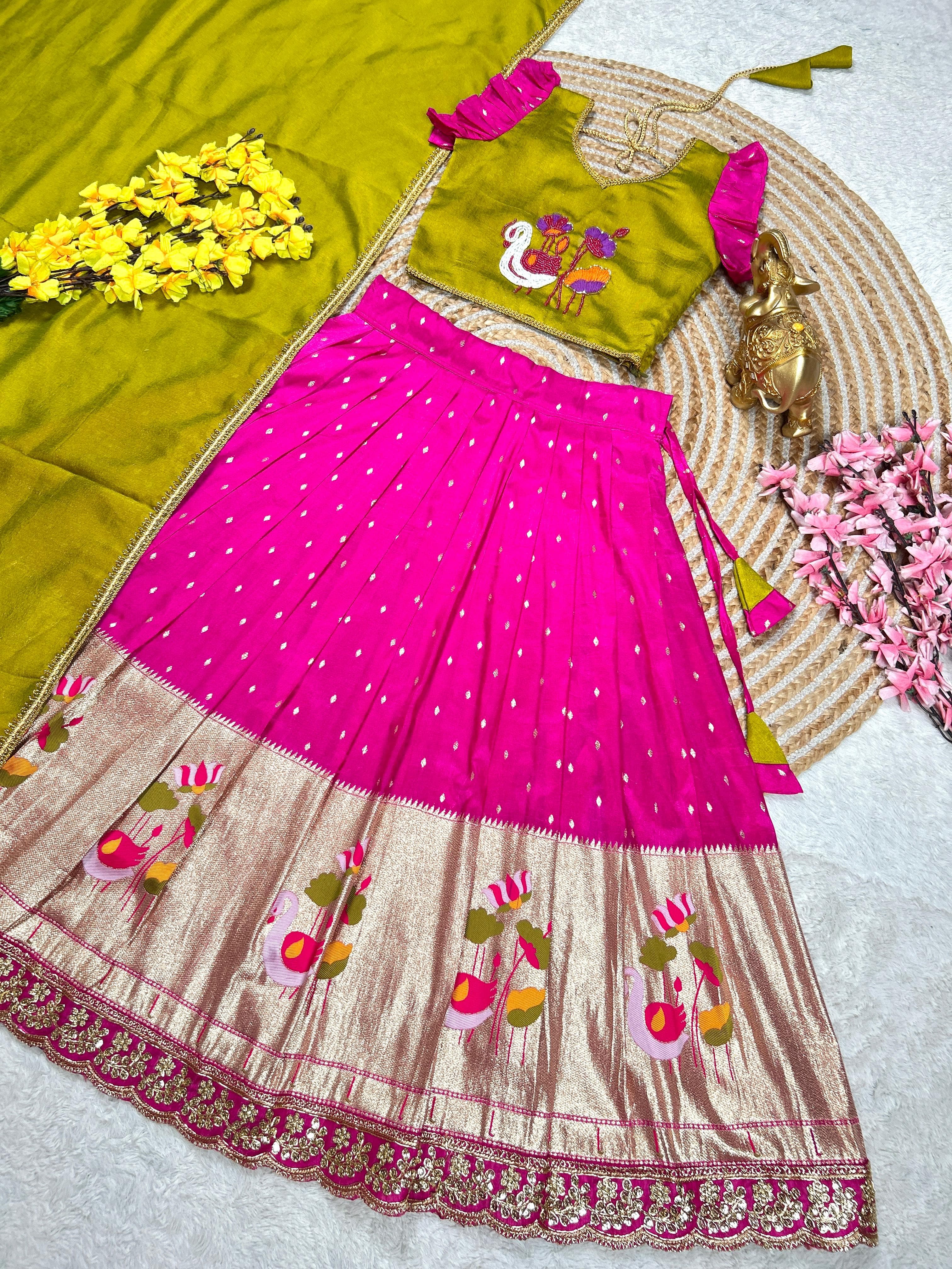Kid half sarees