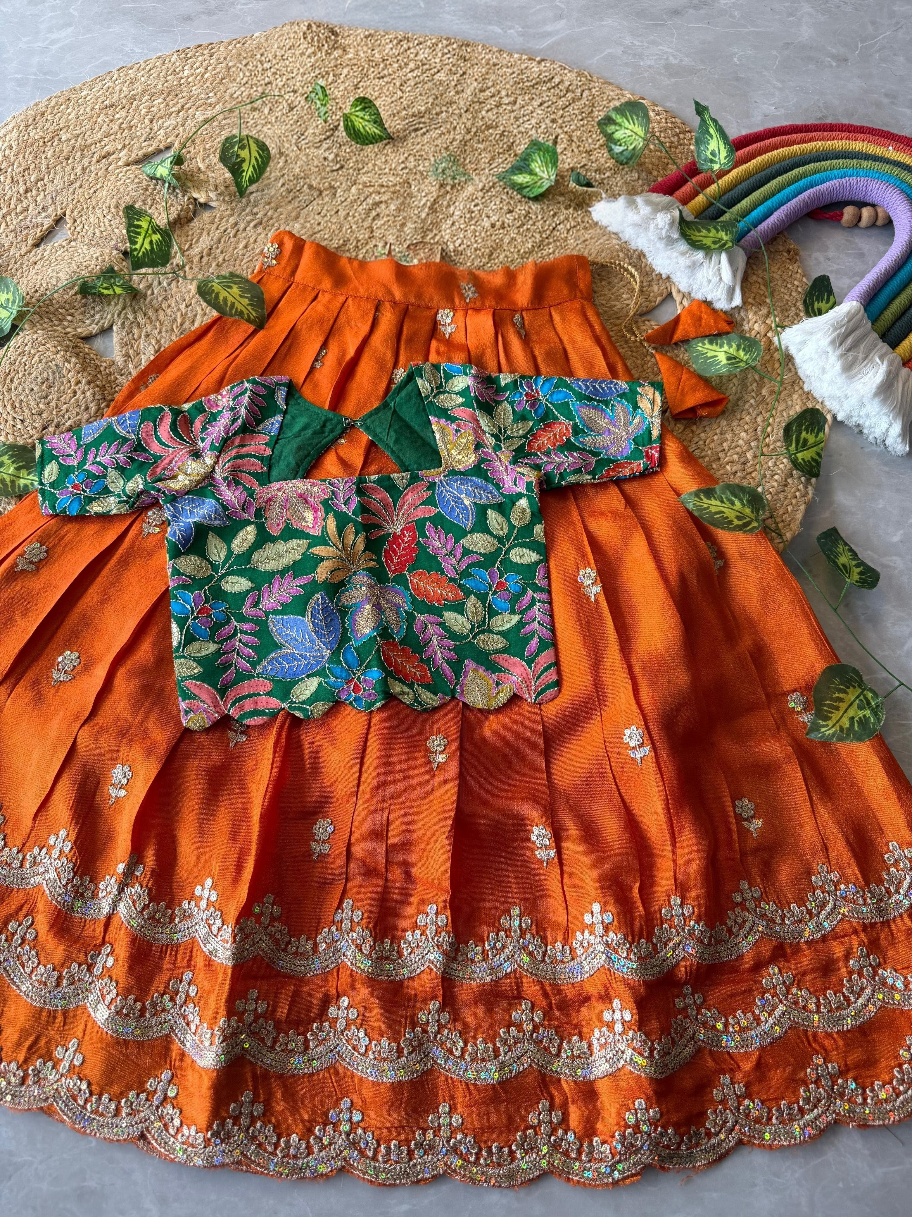 Vayyari Bhama : Kids Lehenga 💕