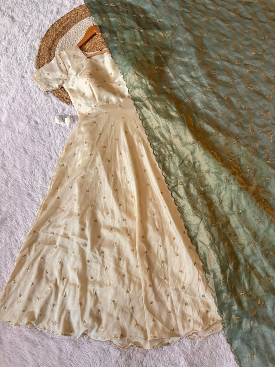 Pretty frock with dupatta